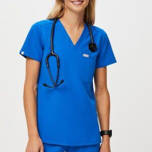 FIGS Royal Blue Catarina™ - One-Pocket Scrub Top